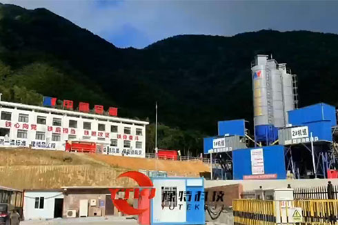 豫特科技助力安能集團(tuán)水電站重點(diǎn)項(xiàng)目，機(jī)制砂生產(chǎn)線。